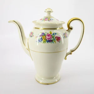 "Castleton Rose" Coffee Pot by Castleton USA EXCELLENT CONDITION - Picture 1 of 5