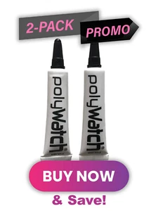 2 Pack PolyWatch Scratch Remover Polish Compound For Acrylic Watch Crystals - Picture 1 of 4