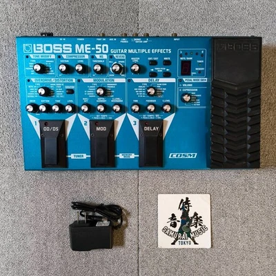 BOSS ME-50 Guitar Effects Pedal Multi-Effects Unit Pedal W/ Power Cord #2 - Image 1 of 4