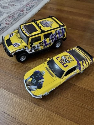 Highway 61 LSU Tigers Hummer And Ford Mustang Die Cast - Image 1 of 4