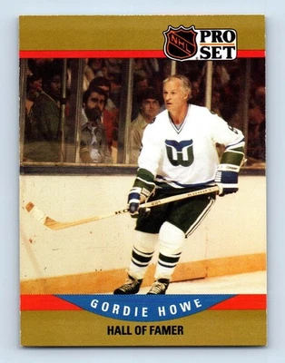 1990-91 Pro Set Gordie Howe Hartford Whalers #660 - Image 1 of 2