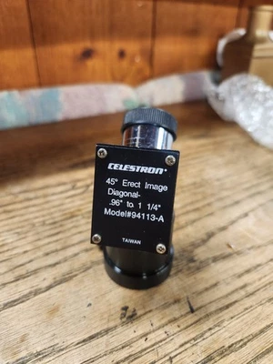 Microscopio Celestron 45 grados imagen erecta diagonal modelo # 94113-A Foto 1 de 4