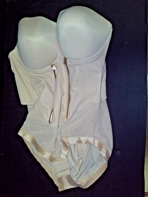 Maidenform Corselette Shaper 1256, Beige, 40DD Foto 1 de 2