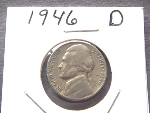 1946 (D) Jefferson Nickel - Foto 1 di 3