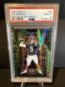 2024 Panini Select Suite Level Joe Burrow Dragon Scale Prizm /81 ๐ฅ๐ PSA 10 ๐ - Picture 1 of 3