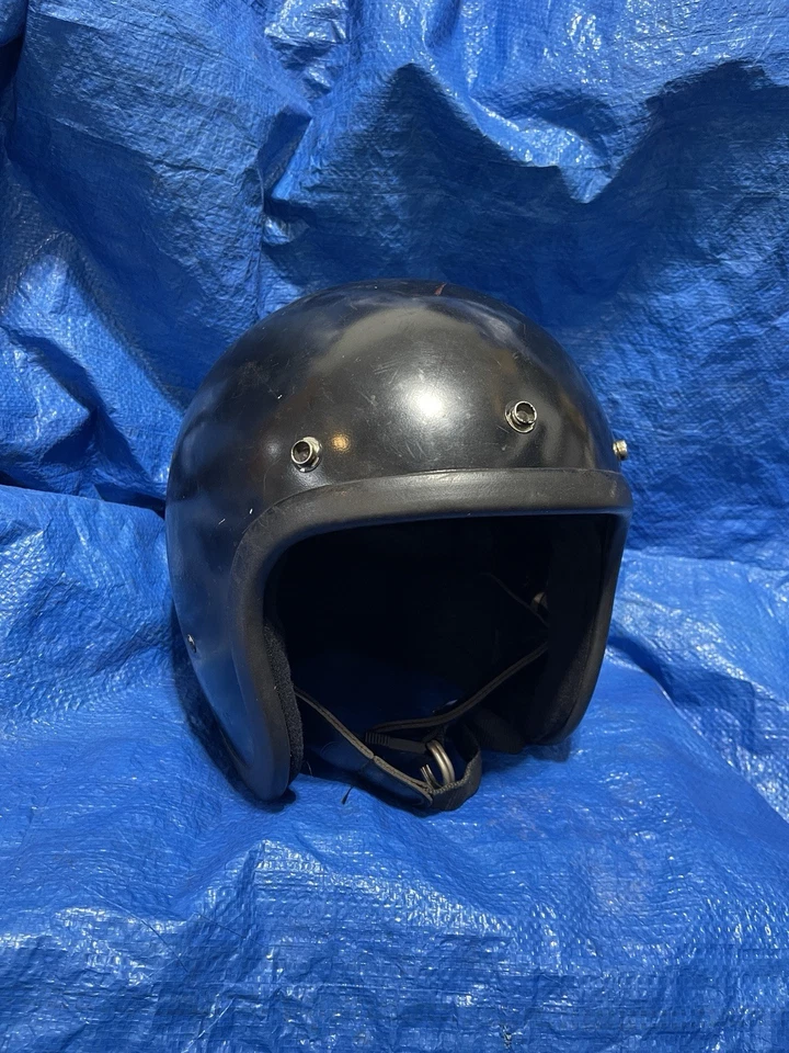 Capacete de motocicleta vintage Bell - Usado - SMF 1970 aprovado - Imagem 1 de 4