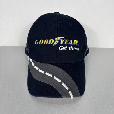 固特异轮胎帽黑色 OSFA 可调公路 AOP Eagle F1 轮胎赛车 Nascar — 第 1/4 张图片