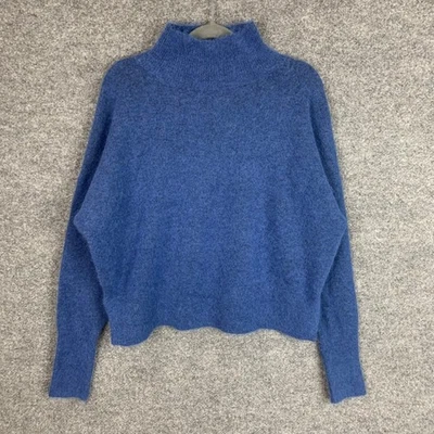 NUEVO TOPSHOP Suéter Tejido Mezcla Lana Alpaca Informal Mujer Talla 4-6 Foto 1 de 4