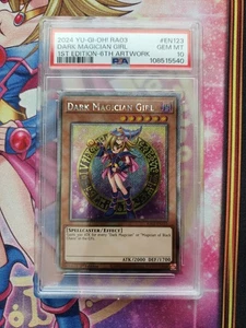 2024 Yu-Gi-Oh! Dark Magician Girl 1st Ed - 6th Artwork #RA03-EN123 PSA 10 - Picture 1 of 3