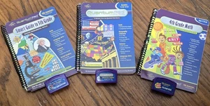 Quantum Pad 3 Games and Books 3-5th Grade Good Condition Free Shipping - Picture 1 of 5