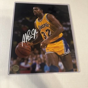 Magic Johnson Signed Photo With Coa - Picture 1 of 6