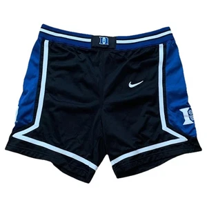 Duke Blue Devils Nike Basketball Shorts Size 38 Made In USA 1990s Vintage - Picture 1 of 8