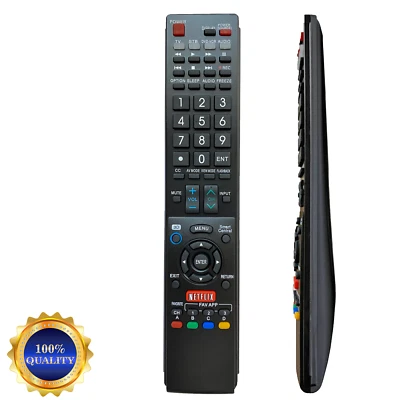 Sharp TV Remote Control LC-40C37U LC-40C45U LC-40D68UT LC-40D78UN LC-40E67 - Imagem 1 de 4