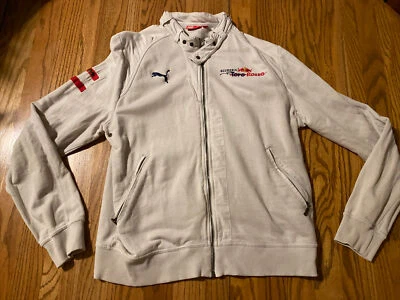 SCUDERIA TORO ROSSO Formula One Beige zippered Jacket by PUMA Small Rare - Image 1 of 4