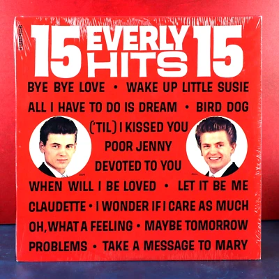 Everly Brothers 15 Everly Hits 15 LP 180g Vinyl Varese LE 2000 RSD 2015 Sealed - Image 1 of 4