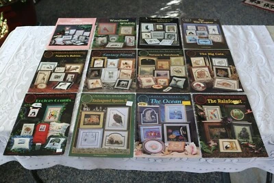 CROSS MY HEART CROSS STITCH CSB-11-52 Rabbits Bunny Endangered Wild Horses UPICK - Image 1 of 4