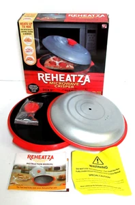 Reheatza Microwave Crisper / Non Stick Surface New Open Box With Instructions - Picture 1 of 6