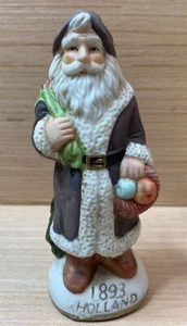 Vintage Old World Santa Collectibles hand painted porcelain HOLLAND 1893 - Picture 1 of 6