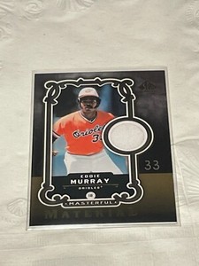 Eddie Murray 2007 SP Legendary Cuts Masterful Material Game Used Jersey Card