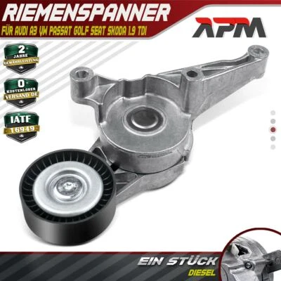 Spannrolle Riemenspanner Keilrippenriemen für Audi A3 VW Passat Golf Seat Skoda - Bild 1 von 4