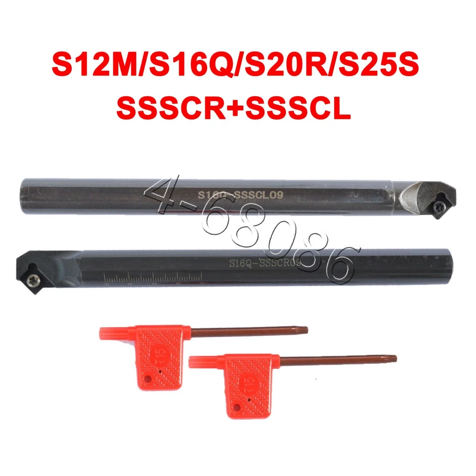 S16q-ssscr09 16×180mm Boring Bar Lathe Turning Tool Holder for Scmt09t3 Scgt09t3