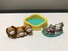 Vintage 1990's Fisher Price Dream Dollhouse - Puppies and Kittens with Bed