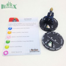 Heroclix Mage Knight: Resurrection set Za'Rax'As #101 Starter Set figure w/card!