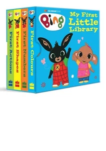 NEW BING MY FIRST LITTLE POCKET LIBRARY box of 4 board books NUMBERS ACTIONS - Picture 1 of 1