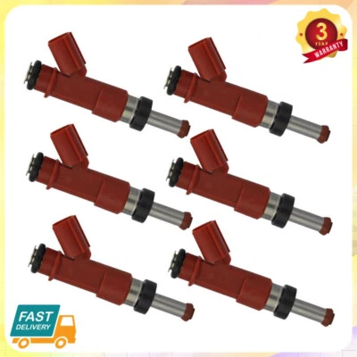 New 6X 23250-31050 Fuel Injector For 07-10 Toyota Camry RAV4 Lexus ES350 3.5L US - Imagem 1 de 4