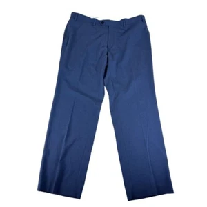 Ralph Lauren Men's Dress Pants Blue Flat Front Stretch Pull On Business Trousers - Picture 1 of 7