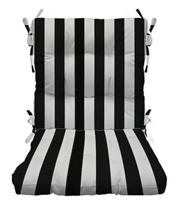 RSH Décor Indoor Outdoor Tufted Mid Back Chair Cushion - Picture 1 of 24