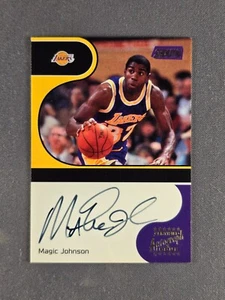 2000-01 Topps Stadium Club Lone Star Signatures #LS-MJ Magic Johnson Auto - Picture 1 of 4