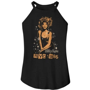 Whitney Houston Stars NYC 1985 Women's Rocker Tank T Shirt R&B Pop Music Merch - Picture 1 of 3
