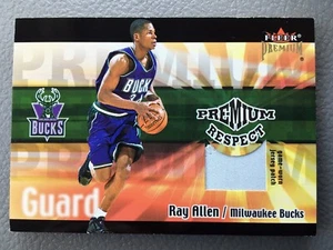 2001-02 Fleer Premium Ray Allen Respect Premium 2 CLR Patch Jersey /75 - Picture 1 of 2