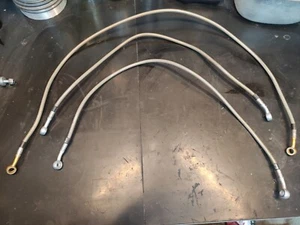 Tubi freno Anteriori e Frizione in treccia Honda VTR Sp1 Sp2 Sc45 Rc51 Rvt - Foto 1 di 3