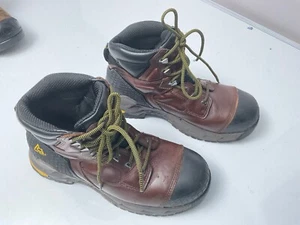Sale Men’s size 9 ACE Work Boots Redrock 6" Composite Toe Brown/Black - Picture 1 of 14