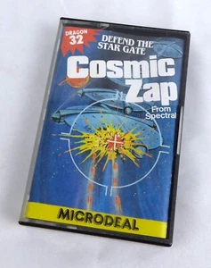Dragon 32 - COSMIC ZAP (Microdeal) -- Juego TAPE - Imagen 1 de 1
