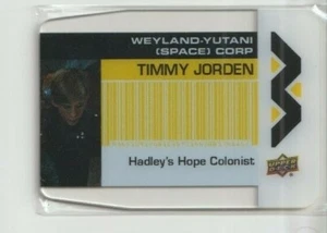 2018 Aliens Movie WY Plexi Business Trading Card WY-11 Timmy Jordan - Imagen 1 de 2