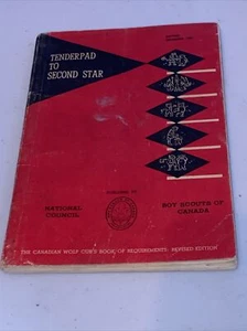 Tender Foot To Second Star Canadian Wolf Cub’s Vintage 1961 Book - Bild 1 von 11
