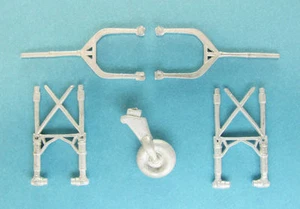 Douglas C-47/Dakota/DC-3 Fahrwerk für Airfix Modell SA72089A im Maßstab 1:72 - Bild 1 von 2