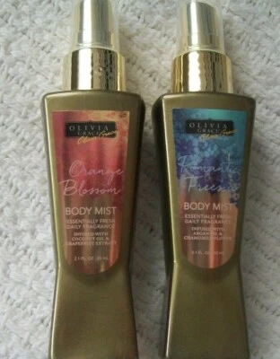 Orange Blossom & Romantic Freesia Body Mist 2.1 oz Ea. Argan Coconut Chamomile  - Image 1 of 2