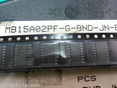 10PCS MB15A02FP Serial Input PLL Synthesizer with 1.1GHz Prescaler SO16  FUJITSU - Image 1 of 2