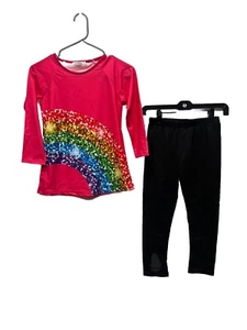 SUNSHINE SWING GIRL'S Size 8 TOP AND LEGGINGS Outfit Set New - Picture 1 of 5
