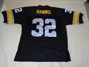NFL Pittsburgh Steelers #32 FRANCO HARRIS 1975 Reebok Throwback Shirt Jersey 52