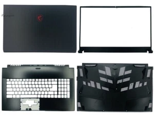 LCD Back Cover/ Bezel /Palmrest /Bottom For MSI GF75 MS-17F1 17F2 17F3 17F4 17F5 - Afbeelding 1 van 24