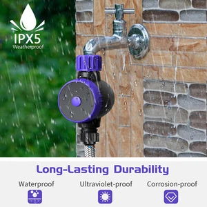 Smart Sprinkler Timer Bluetooth WiFi Water Timer Watering Hose Timer for Garden - Bild 1 von 13