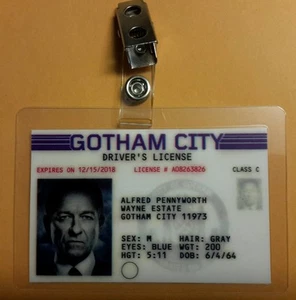 Gotham ID Badge - Alfred Pennyworth cosplay prop costume - Picture 1 of 1