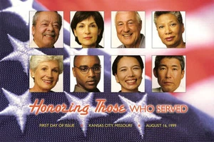 #3331 FD Program 33c Honoring Those Who Served Stamps - Picture 1 of 1