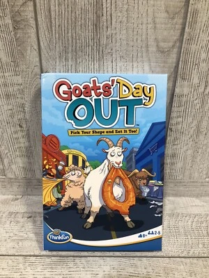 Goat's Day Out Board Game Pick Shape Eat It Too 8+ Think Fun 2022 New Sealed - Image 1 of 4