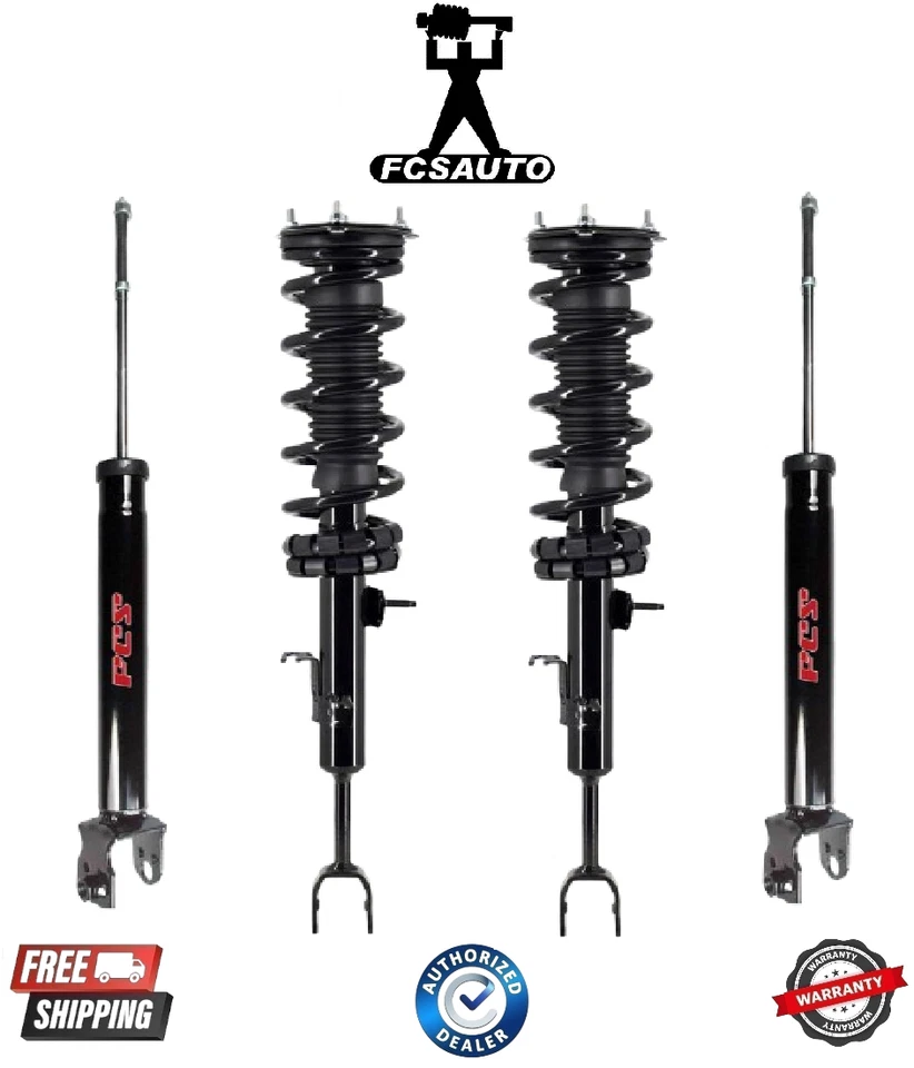 Complete FCS Front Strut & Rear Shock For 2003-2006 Infiniti G35 3.5L Coupe - Image 1 of 1